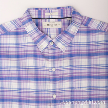 Camicia formale a righe da ufficio di alta qualità